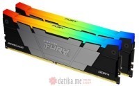  KINGSTON DIMM DDR4 64GB (2x32GB kit) 3200MT/s KF432C16RB2AK2/64 FURY Renegade Black RGB XMP 
