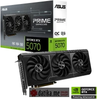 ASUS PRIME GeForce RTX 5070 12GB GDDR7 OC Edition, PRIME-RTX5070-O12G