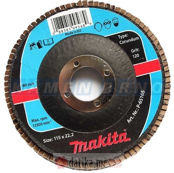 Makita P-65187 Lamelarni brusni disk za čelik aluminium-oksid 125mm
