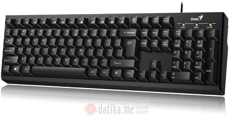 GENIUS KB-100 USB US crna tastatura