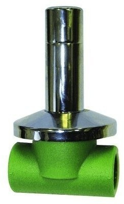 Weltplast PP-RCT Ventil sa niklovanom kapom 20mm dugi Weltplast