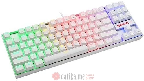 Redragon Mechanical Gaming Keyboard Kumara K552-RGB White - Red Switch
