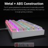 Redragon Mechanical Gaming Keyboard Kumara K552-RGB White - Red Switch
