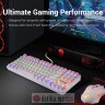 Redragon Mechanical Gaming Keyboard Kumara K552-RGB White - Red Switch