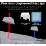 Redragon Mechanical Gaming Keyboard Kumara K552-RGB White - Red Switch