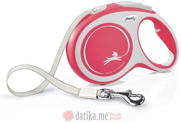 Flexi Povodac New Comfort Large Tape 8M Red 