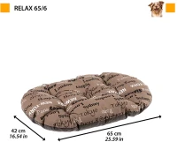 FERPLAST JASTUK ZA LEZALJKU RELAX 65/6 BRAON 