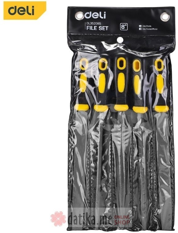 DELI EDL352085 SET TURPIJA ZA METAL 200MM 5KOM  в Черногории