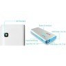 Adata PT100 Portable Power Bank 10000mAh White-Blue 
