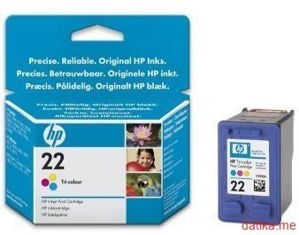 HP Ink C9352AE (no. 22) Tri-colour (5 ml) in Podgorica Montenegro