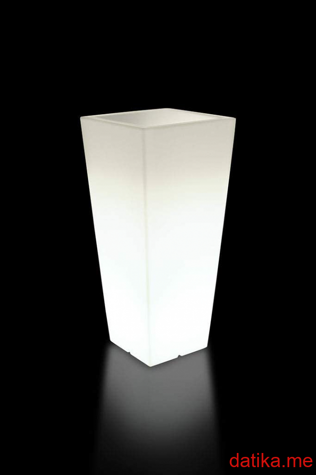 IDel Flos Hydrus Luce Žardinjera plastična 39x39x85cm/25L White