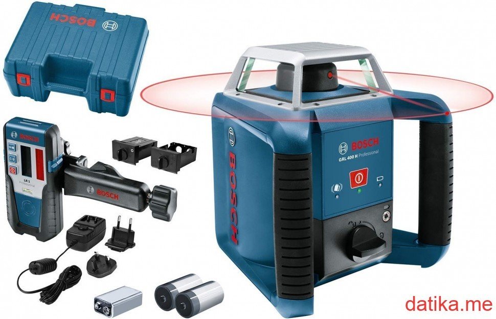 Bosch GRL 400H Professional Rotacioni laser 400m + LR1 Laserski prijemnik в Черногории