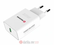 Swissten Travel charger PD 25W for Iphone and Samsung white