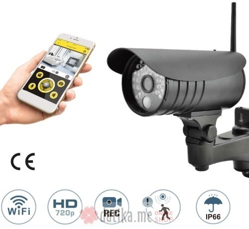 MAURER Kamera WI-FI HD rezolucija 720P opseg 20m-spoljna