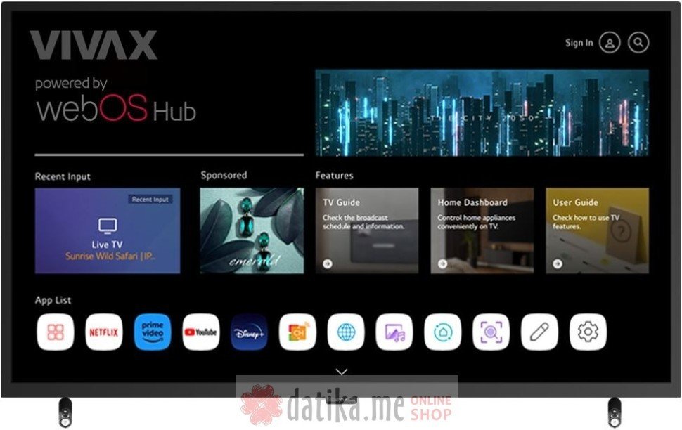 VIVAX IMAGO LED TV-43S60WO 43" Full HD, webOS Smart TV