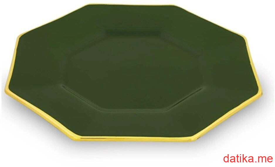Glore SEKIZGEN YESIL DESERTNI TANJIR 31cm/1kom