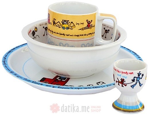 TOPCHOICE SET ZA DORUCAK ROBOTO PP-7677-005