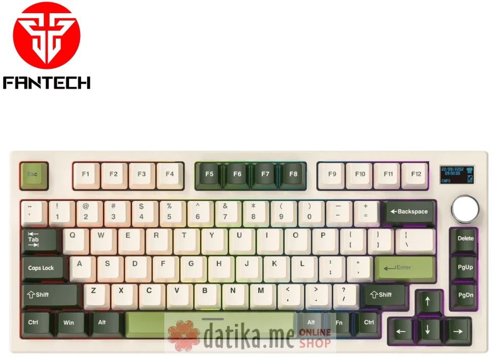 FANTECH MK910VIBE MEHANICKA TASTATURA BEZ-ZELENA