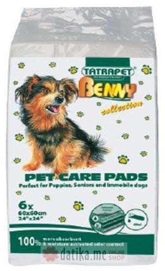 Tatrapet Prostirke Za Pse Benny ( 6 Kom 60*60 Cm ) 