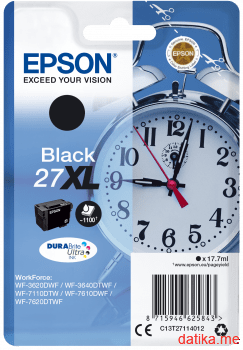 Epson Br.27XL Black 17.7ml - za WorkForce WF-7710DWF в Черногории