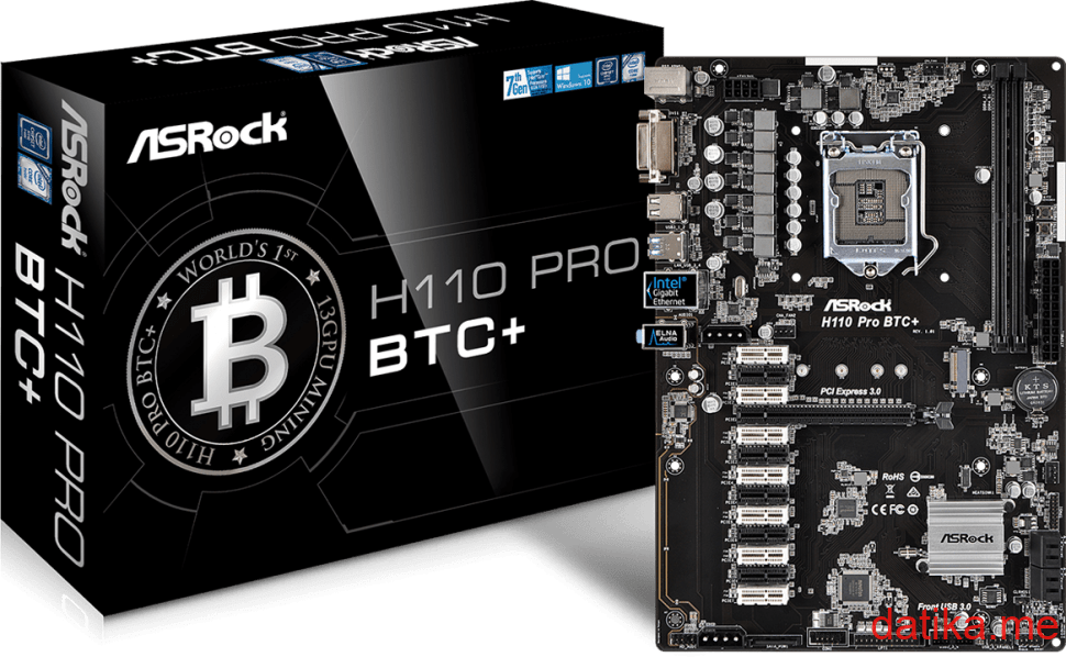 ASRock H110 Pro BTC+ (Mining model)