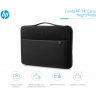 HP 14" Carry Sleeve Black/Silver, 3XD34AA