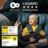 KINDERKRAFT AUTOSJEDIŠTE I-GUARD 40-105CM GRAPHITE BLACK