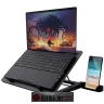 TRUST GXT1125 Quno Laptop Cooling stand,5 fans,Black,Max laptop size 17"
