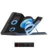 TRUST GXT1125 Quno Laptop Cooling stand,5 fans,Black,Max laptop size 17"
