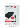Swissten Travel charger smart IC with 1x USB 1A, data cable USB/Lightning 1.2 M, black