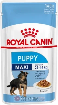Royal Canin Maxi Puppy Preliv 10x140g в Черногории