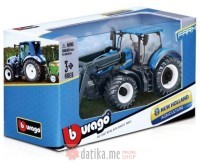 Bburago Igracka traktor sa kasikom 10cm.