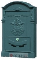 MAURER  Poštansko sanduče aluminijumsko Antracit crno 41x26x9cm 