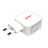 Roline USB Wall Charger Euro Plug, 2 Ports, 1x QC3.0 A + 1x C (PD), 38W  