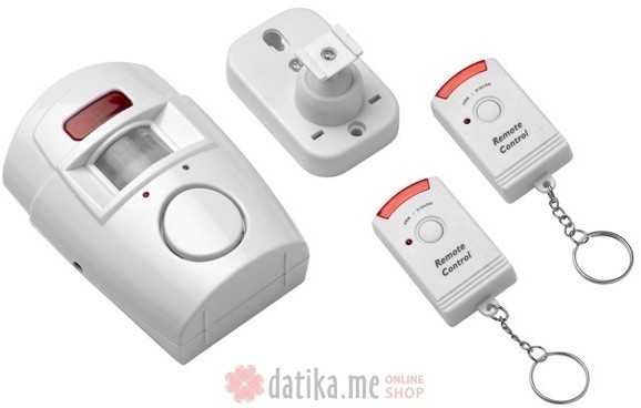 MAURER Alarm detektor pokreta 105dB sa dva daljinska upravljaca в Черногории