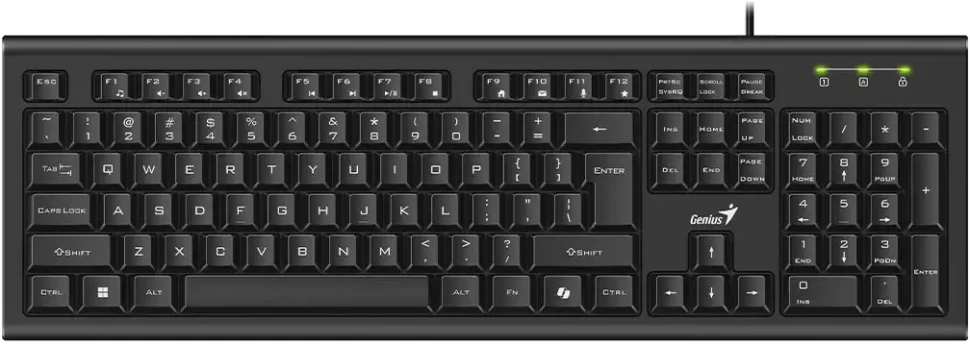 GENIUS KB-113 Al Copilot USB US crna tastatura