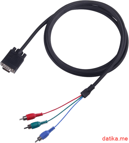 Sbox kabl VGA M-3xRCA 2M 