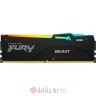 KINGSTON DIMM DDR5 16GB 6400MT/s KF564C32BBA-16 FURY Beast Black RGB XMP 