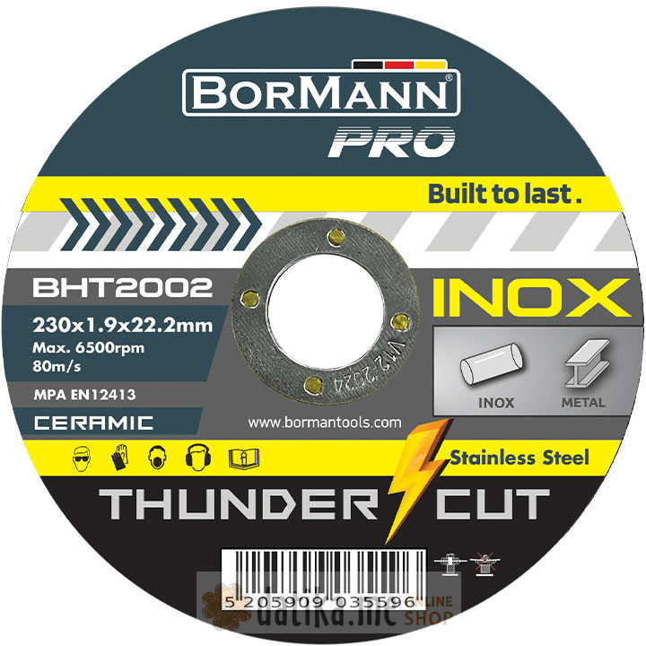 Bormann BHT2002 Rezna ploca za inox 230x1.9mm 