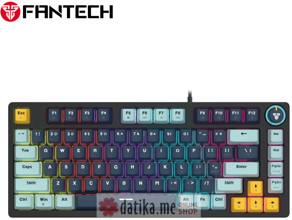FANTECH MK875V2 ATOM 81 RED NAVY
