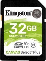 Kingston SD Card 32GB Canvas Select Plus C10, SDS2/32GB