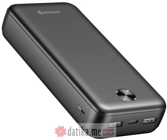 Swissten POWER BANK 20000 mAh WORX PRO BLACK