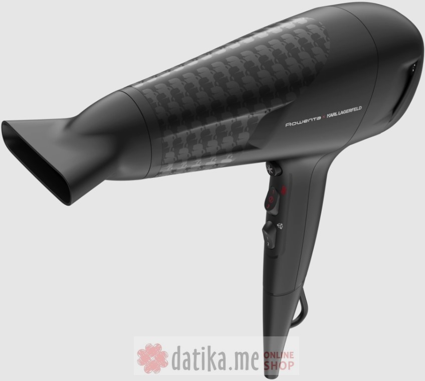 Rowenta Fen za kosu Karl Lagerfeld 1760-2100W crni Rowenta
