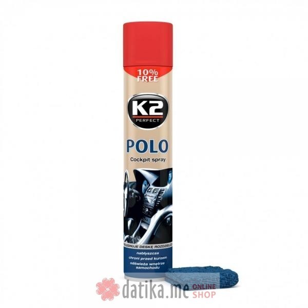 K2 Sprej za čišćenje upravljačke table POLO Cockpit jagoda