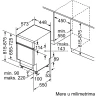 Bosch SPI4HMS49E Ugradna mašina za pranje sudova, 45 cm Serija 4 
