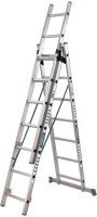Bormann BHL5090 Merdevine aluminijumske trodjelne 3x9 step. 644cm 