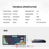 FANTECH MK875V2 TASTATURA MEHANICKA RED