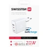 Swissten Travel Charger GaN 2x USB-C + 1x USB 70W в Черногории