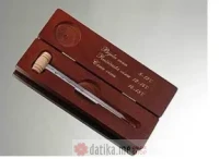 SD-DUVANČIĆ Termometar za vino 0-do +40C,drvena kutija