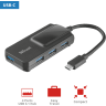 Trust Oila USB-C 4 Port USB 3.1 Gen.1 Hub в Черногории